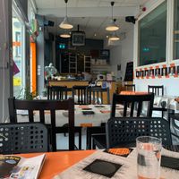 Here it is not sideways!  at The Engine Room Cafe in Bridgwater