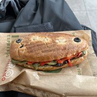 Vegan panini  at TIA - Lahuta in Tirana
