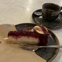Cheesecake   at Café Roots in Hamburg