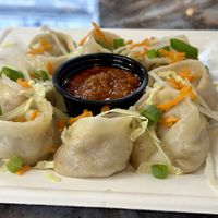 Steamed veggie dumplings   at Dehraduna Dumplings in Budapest