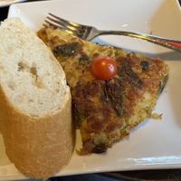 tortilla vegana  at Café Dublin in Vitoria Gasteiz