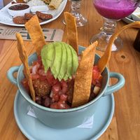 Chifrijo  at The Green Spoon in La Fortuna