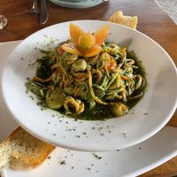 Vegan pesto  at The Green Spoon in La Fortuna