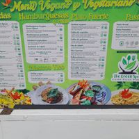 Menu November 2025 at The Green Spoon in La Fortuna