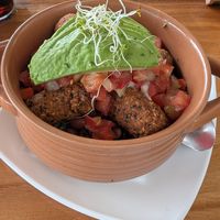 Vegan bowl at The Green Spoon in La Fortuna