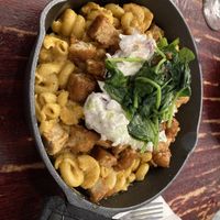 BBQ chicken Mac and cheese  at UnBEETable  in Schenectady