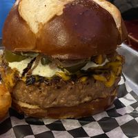 Spicy Jalapeño burger  at UnBEETable  in Schenectady
