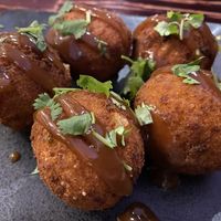 One of the delicious specials they’ve offered: fried curried chickpea and rice with tamarind sauce  at UnBEETable  in Schenectady