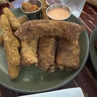 Reuben egg rolls  at UnBEETable  in Schenectady
