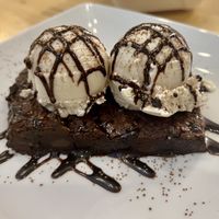 Brownie sundae  at UnBEETable  in Schenectady