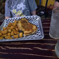 Loaded grilled cheese at UnBEETable  in Schenectady