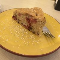 Strawberry and chocolate cake  at La Storta in Milan