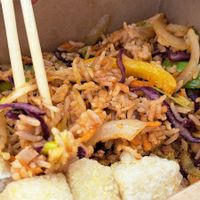 Veg fried rice with added tofu at Ho Lee Fook  in Glasgow