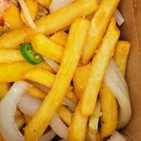 Salt and chilli chips at Ho Lee Fook  in Glasgow