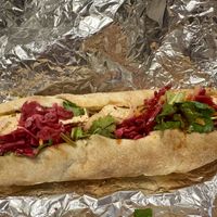 Tofu banh mi  at No Boundaries - Good Eats in Bristol