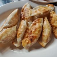 Fried dumplings at Chop Chop at Luckies in Edinburgh