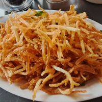Shredded potato at Chop Chop at Luckies in Edinburgh