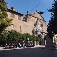 The square outside at Dancing Coffee Shop in Granada