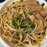 Veg Miso Ramen 🍜 (minus egg, add tofu) #Veganuary at IAH - Little Purse - TC in Houston