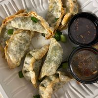 Veg Dumplings 🥟  #Veganuary at IAH - Little Purse - TC in Houston