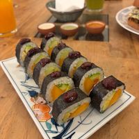 Mango sushi at ALTRAMUZ - Sagarnaga in La Paz