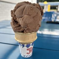 Vegan chocolate peanut butter   at Little Dipper's Ice Cream in Mount Joy