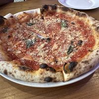 With vegan parm  at Fellas Pizzeria & Bar in 