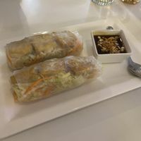 Vegan summer rolls  at Pho St in Budapest