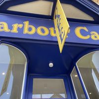 Outside  at Harbour Cafe   in Combe Martin