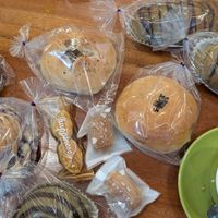 Tons of vegan baked goods reasonably priced. at LN Fortunate Coffee 世界幸福咖啡 -Sungai Panas in Batam