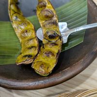 Roasted petai at Sambelano - Vegetariano Cafe in Batam