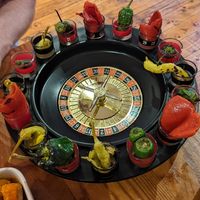 Pepper roulette at Small World Tapas in Torquay
