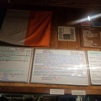 Menu- they gave a lot of options for lunch but unfortunately it's served until 2pm so we couldn't order anything from this menu. We got stuffed mushrooms with vegan cheese on rice, at June Bug Cafe in Midpines