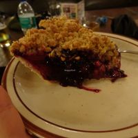 berry pie  at June Bug Cafe in Midpines