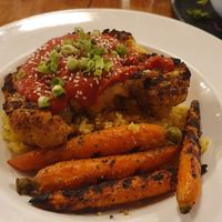 Cauliflower steak at June Bug Cafe in Midpines