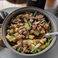 Salad at Papaya Cafe in Santa Maria