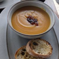 Vegetable soup at Papaya Cafe in Santa Maria