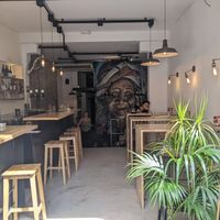 Inside of Contigo Café at Contigo in Barcelona