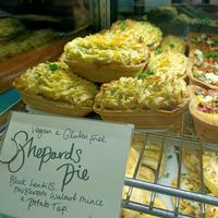 Delicious vegan pies at Dangerous Kitchen in Takaka