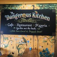 Local and organic food  at Dangerous Kitchen in Takaka