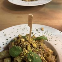 Pistazien-Pesto & Pfifferling Sahnesoße  at Café Franz in Marburg