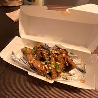 Espetos grelhados - estilo satay tailandês   at Baomerang in Porto