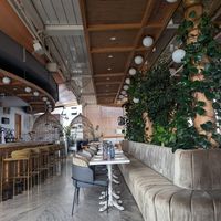 Outdoor seating at Mercado in Nairobi