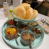 Tex Mex and Asian Fusion Toppings with Dops  at Pompidop in Brussels