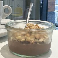 Chocolate dessert of the day  at Pompidop in Brussels