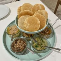 Stoemp and asian fillings at Pompidop in Brussels