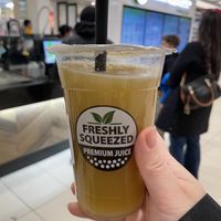 Pure sugar cane juice on Ice and it’s amazing!  at Freshly Squeezed  in Dieppe
