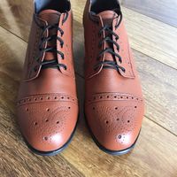 Brown shoes at Vegan Wares in Collingwood