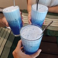 Suco celeste: uma bela pedida! 💙 at Coelho Vegano in Tibau Do Sul