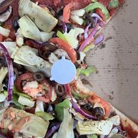 They forgot the vegan cheese  at Pizza My Heart  in Aptos